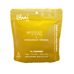 Pina Colada Kush Sativa 300mg Lumi Gummies