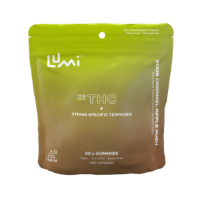Sour Caramel Apple Kush Hybrid 300mg Lumi Gummies.jpg