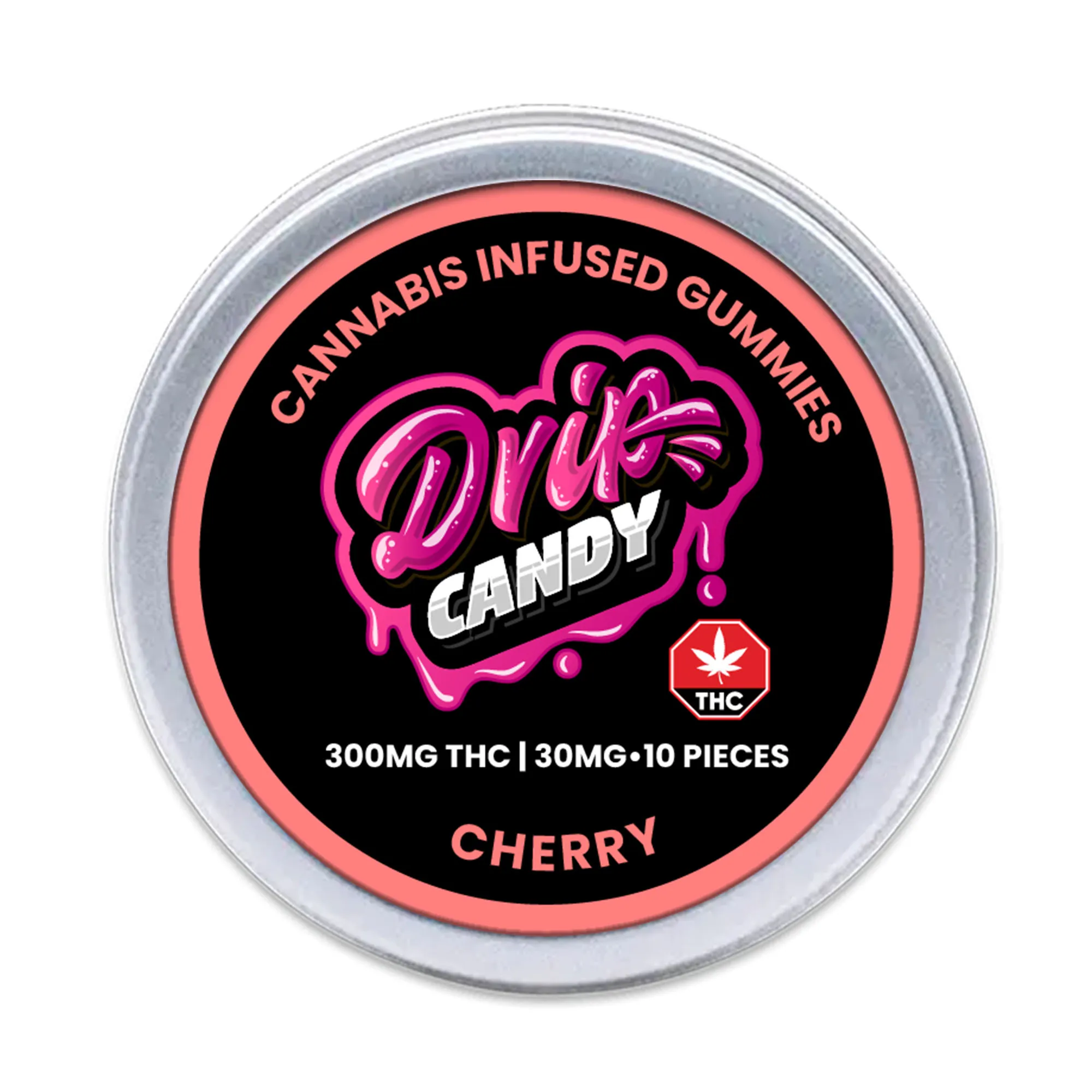 Cherry Infused Gummies 300MG THC - Image 2