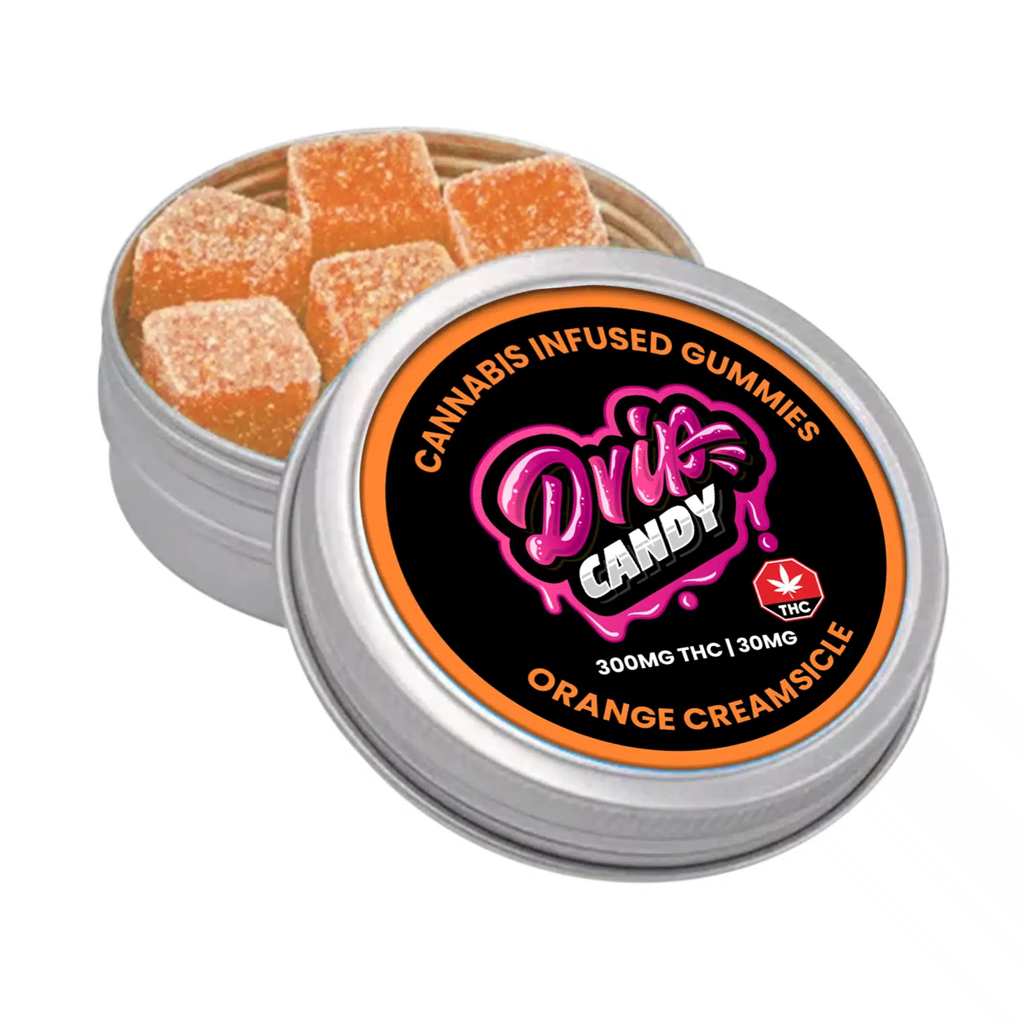 Orange Creamsicle Infused Gummies 300MG THC.jpg